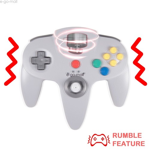 2.4G Wireless N64 Gamepad Controller with Rumble Pak Gamepad for N64 System - Picture 40 of 57