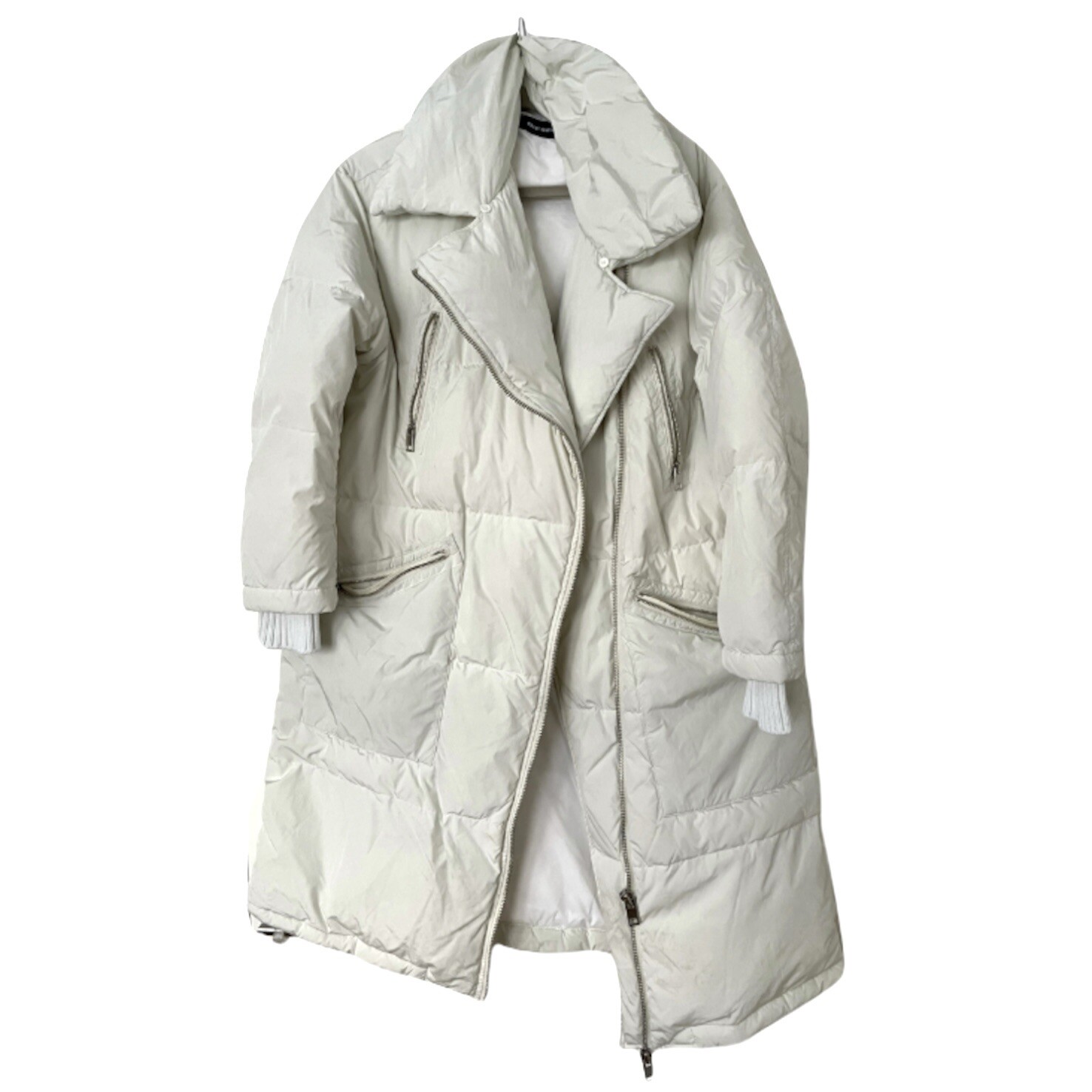 Diesel oversized offwhite puffer coat, detachable fa… Gem