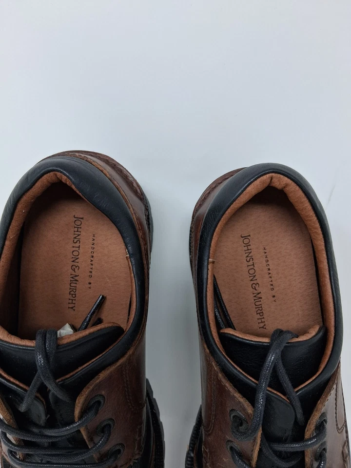 Zapatos de Barco Johnston & Murphy Block Elkin Hechos en Portugal Nuevos en Caja Foto 2 de 4