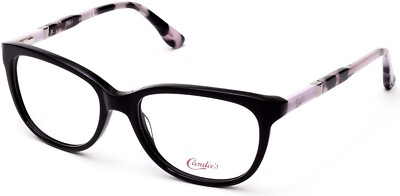 Candie's CA0508 001 Black Plastic Optical Eyeglasses Frame 51-16-135 CA 0508 RX