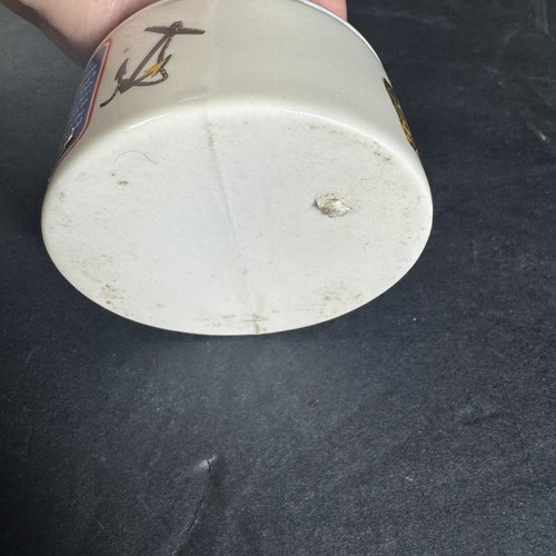 Vtg Rum Bottle PRUSSER’S RUM British Navy EMPTY Mini Stoneware Jug Decanter - Picture 8 of 12