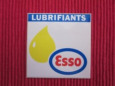 AUTOCOLLANT VINTAGE ESSO ESSO LUBRIFIANTS 5 cm sur 5 cm
