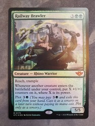Railway Brawler 175 Mythic Foil Outlaws of Thunder Junction