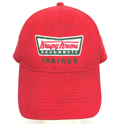 Krispy Kreme Doughnuts Hat Saudi Arabia Trainer Spell Out Logo Crew Employee Cap