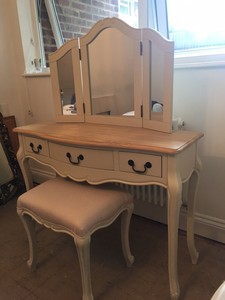 Details About New Wayfair Lemaire 3 Drawer Bedside Tables Quantity 2 And Dressing Table Set