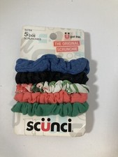 Scunci 5 Piece Multicolored Scrunchies