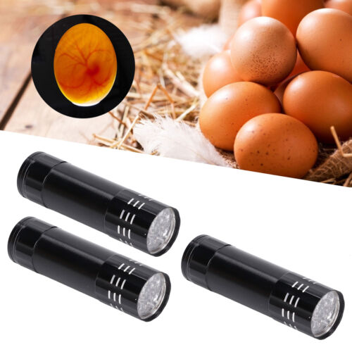 US HD 3Pcs LED Egg Candler Tester Incubator Lamp Light Dark Candling MG Hot Hot - Picture 6 of 12
