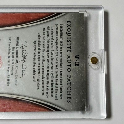 Elton Brand Exquisite Auto Patches /100 | eBay