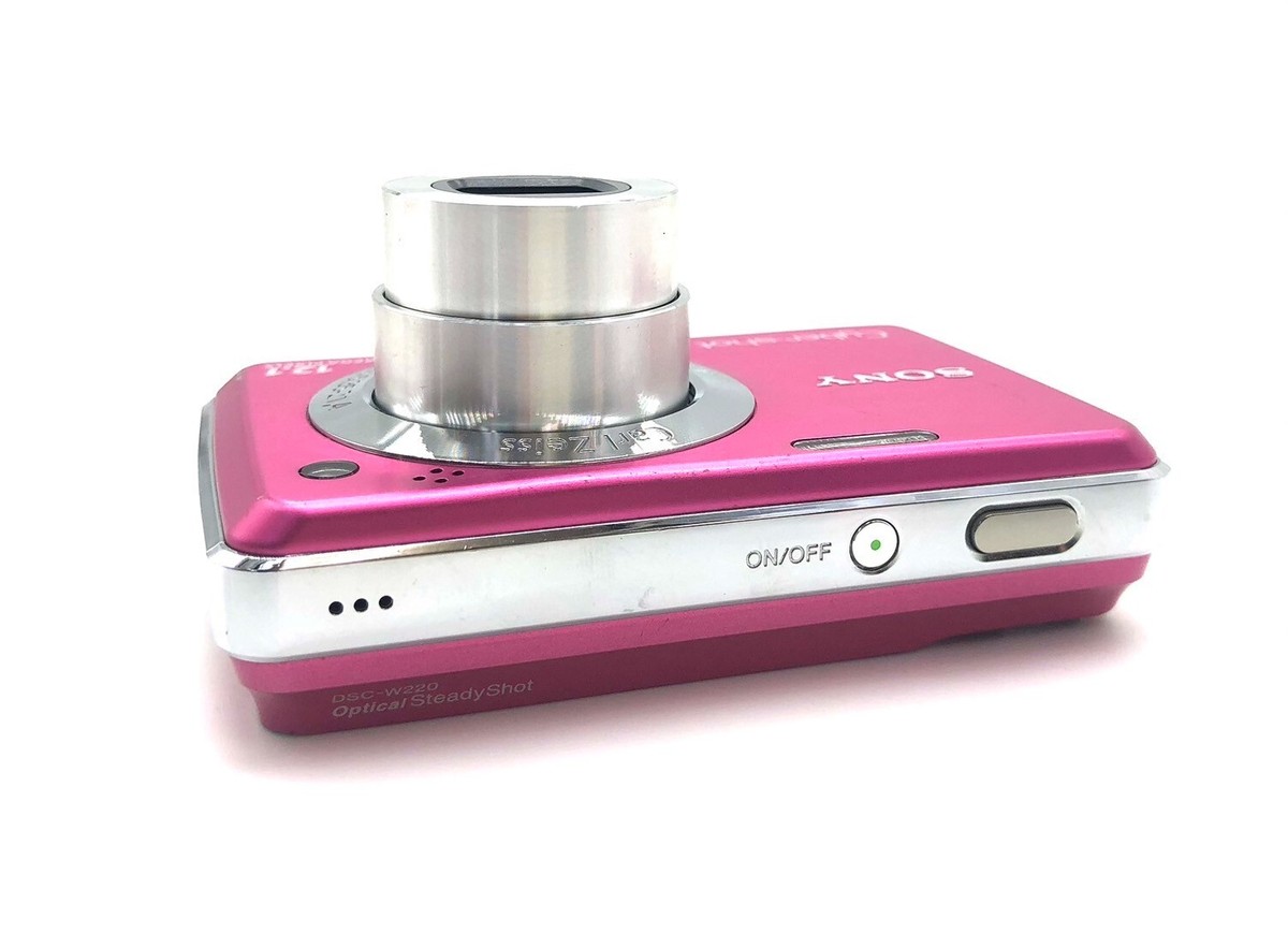 NEAR MINT】SONY DSC-W220 Pink Cyber-Shot 4.0x Optical zoom