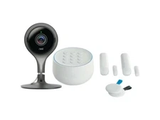 Google Nest Indoor Cam + Nest Secure Alarm Starter Kit - New