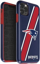 FOCO NFL New England Patriots Dual Hybrid Case for iPhone 11Pro, XS & X (5.8")