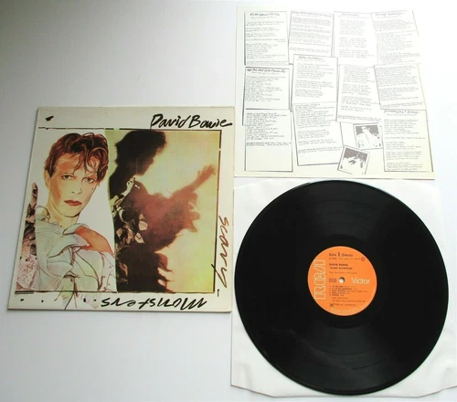 David Bowie - Scary Monsters 1980 Portugal RCA Orange Label LP + Insert