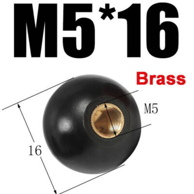 Pomello Sfera Cono Filettatura Interna M4 M5 M6 M8 ~M12 Plastica - Foto 2