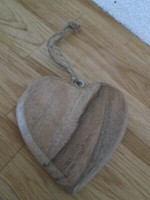 HäNger Herz Aus Mangoholz Braun (B/H/T) 11X11X2Cm Deko Wohnen Liebe Herz HäGen