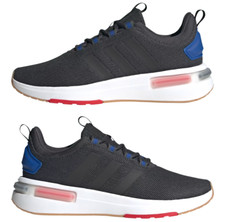 ADIDAS RACER TR23 SIZE 8.5 12 BLACK WHITE RED MEN'S RUNNING TRAINING GYM SHOES