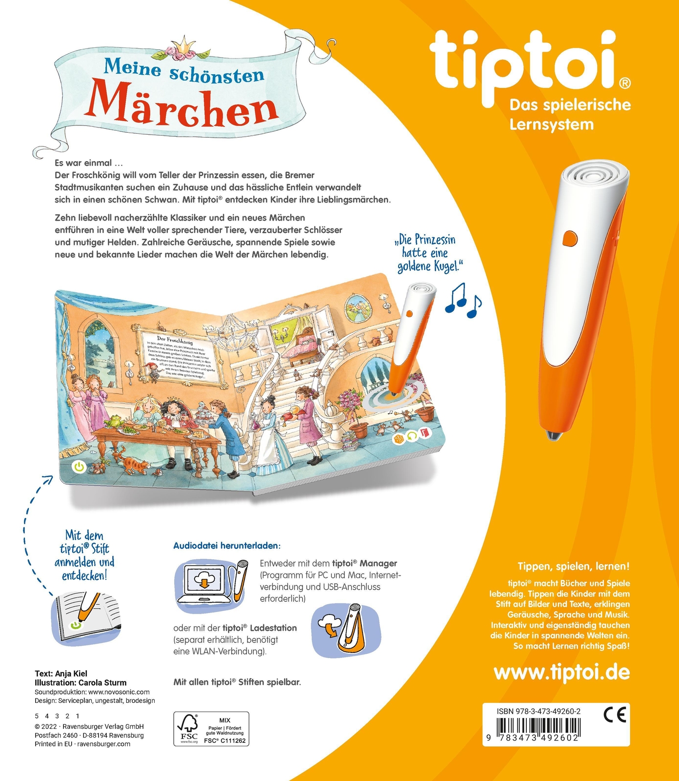 Thumbnail - Tiptoi® Meine Schönsten Märchen | Anja Kiel | Buch | 24 S. | Deutsch |