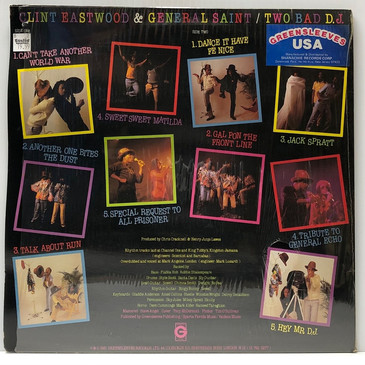 Clint Eastwood & General Saint-Two Bad DJ-Greensleeves 24