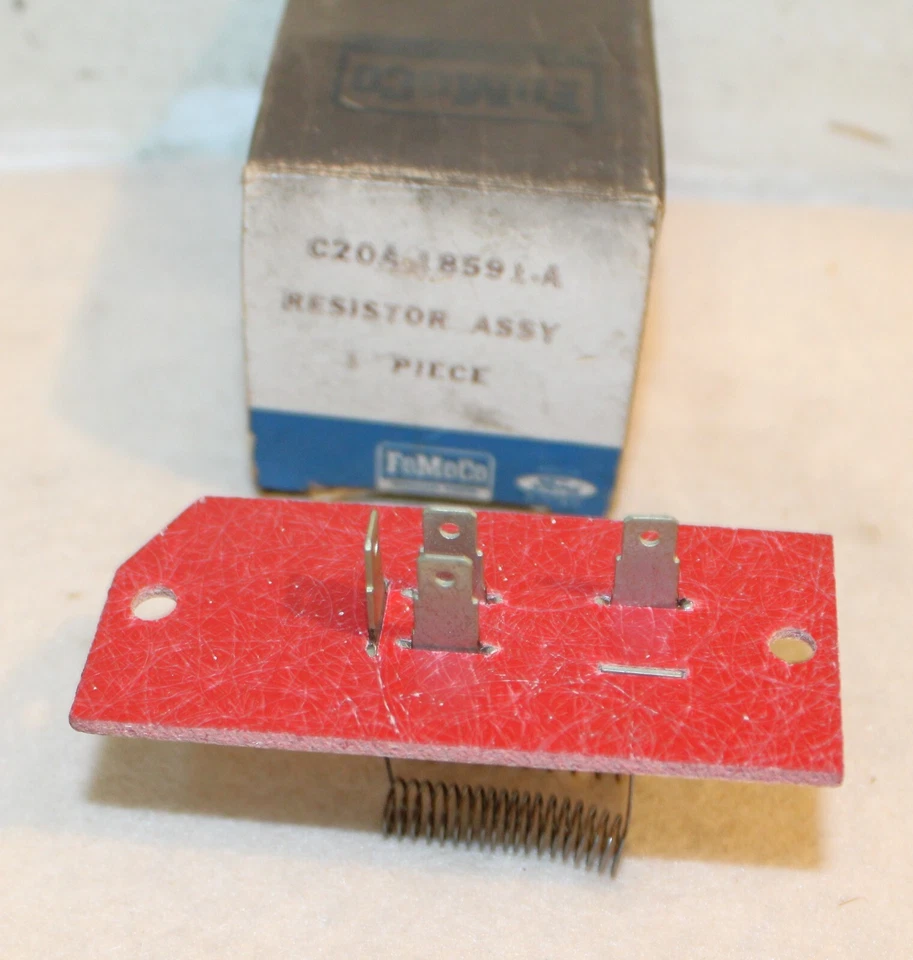 1965 1966 1967 Ford Mustang GT GTA Shelby Cougar Xr7 NOS HEATER BLOWER RESISTOR - Image 2 of 3