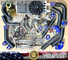 Twin Turbo Charger Kit Tt Bkl For Dodge Mopar 5.2 5.9 Challenger Charger Ram