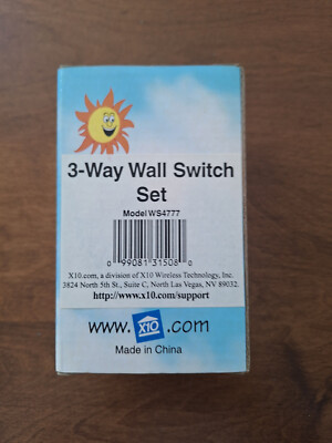 X-10 POWERHOUSE 3-WAY WALL Remote DIMMER MODULE WS4777 Home Security WHITE New