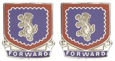 340th REGIMENT Distinctive Unit Insignia - Pair