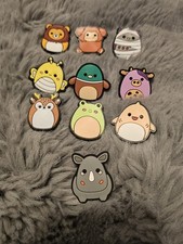 Squishmallow Shoe Charms 10 Piece Set New
