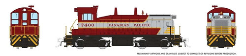 Rapido Trains 027075 HO CP EMD SW9 Diesellok DC/Silent #7402 | Zustand: New