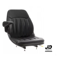 Gradall Vinyl Seat Black W/ Arm Rest 91033485