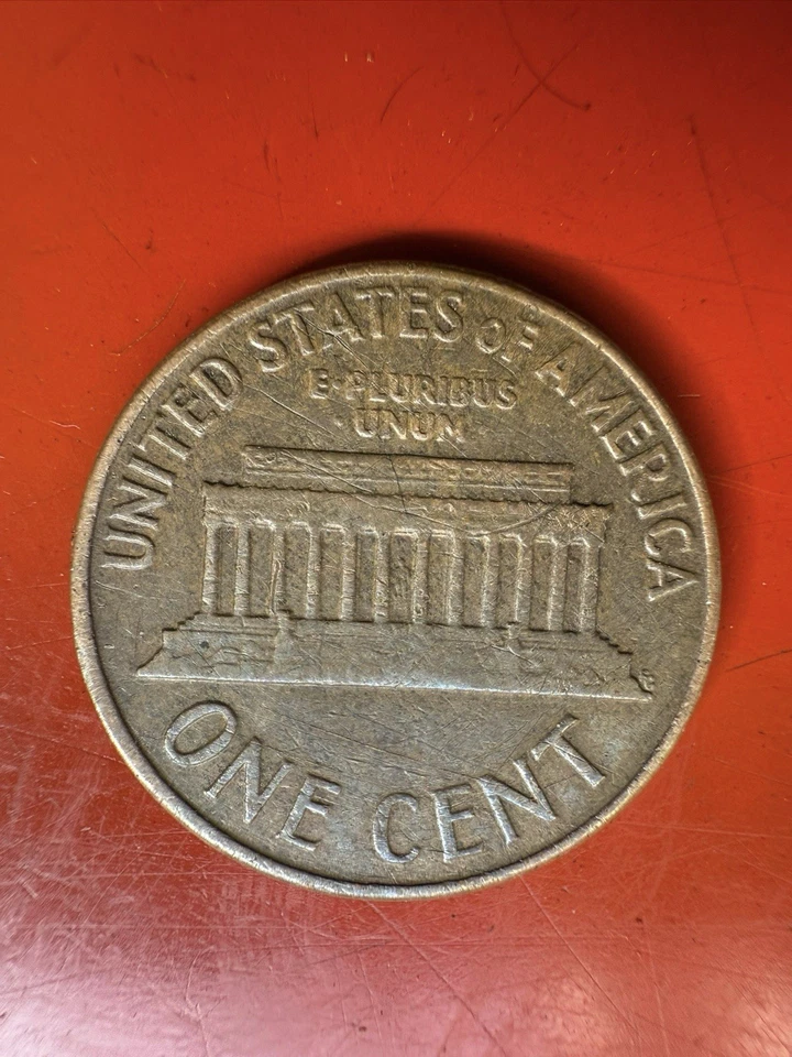 1961-D Lincoln Cent Penny – Circulated – Denver Mint – Copper Coin – - Image 2 of 2