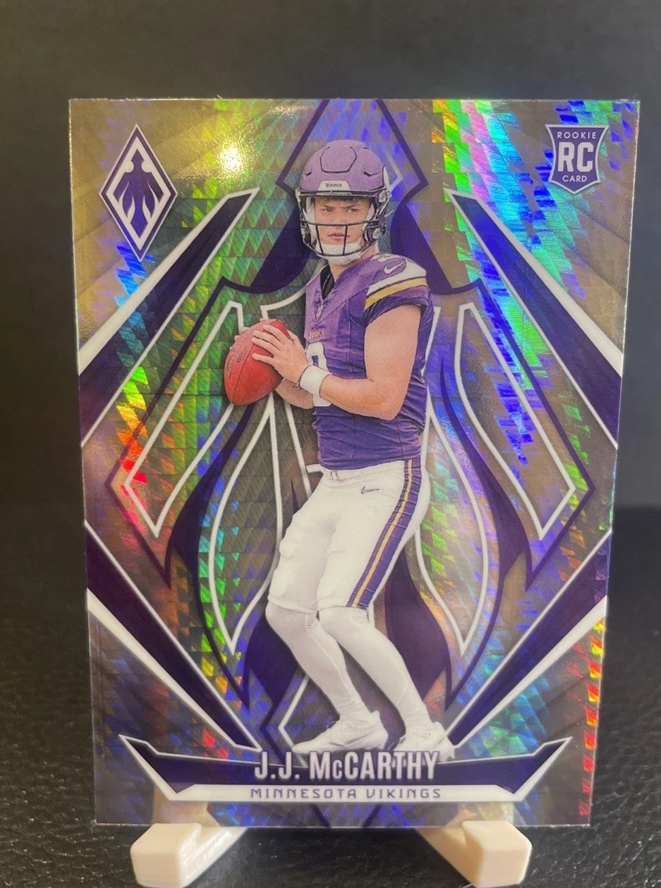 2024 Panini Phoenix - Rookies J.J. McCarthy #185 Hyper (RC)
