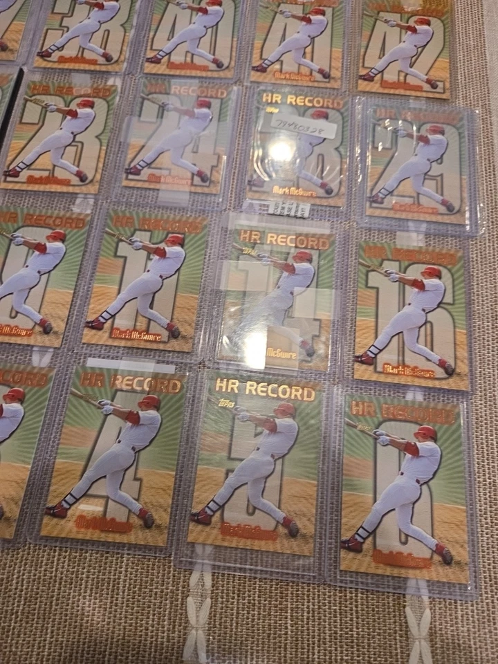 (37) Tarjetas de jonrón Mark McGwire 199 Topps todas diferentes Foto 4 de 4