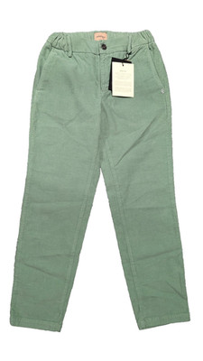 Ottod'Ame Soft Sage Green Corduroy Trousers - Made in Tunisia - IT 38 (UK 6/XS)