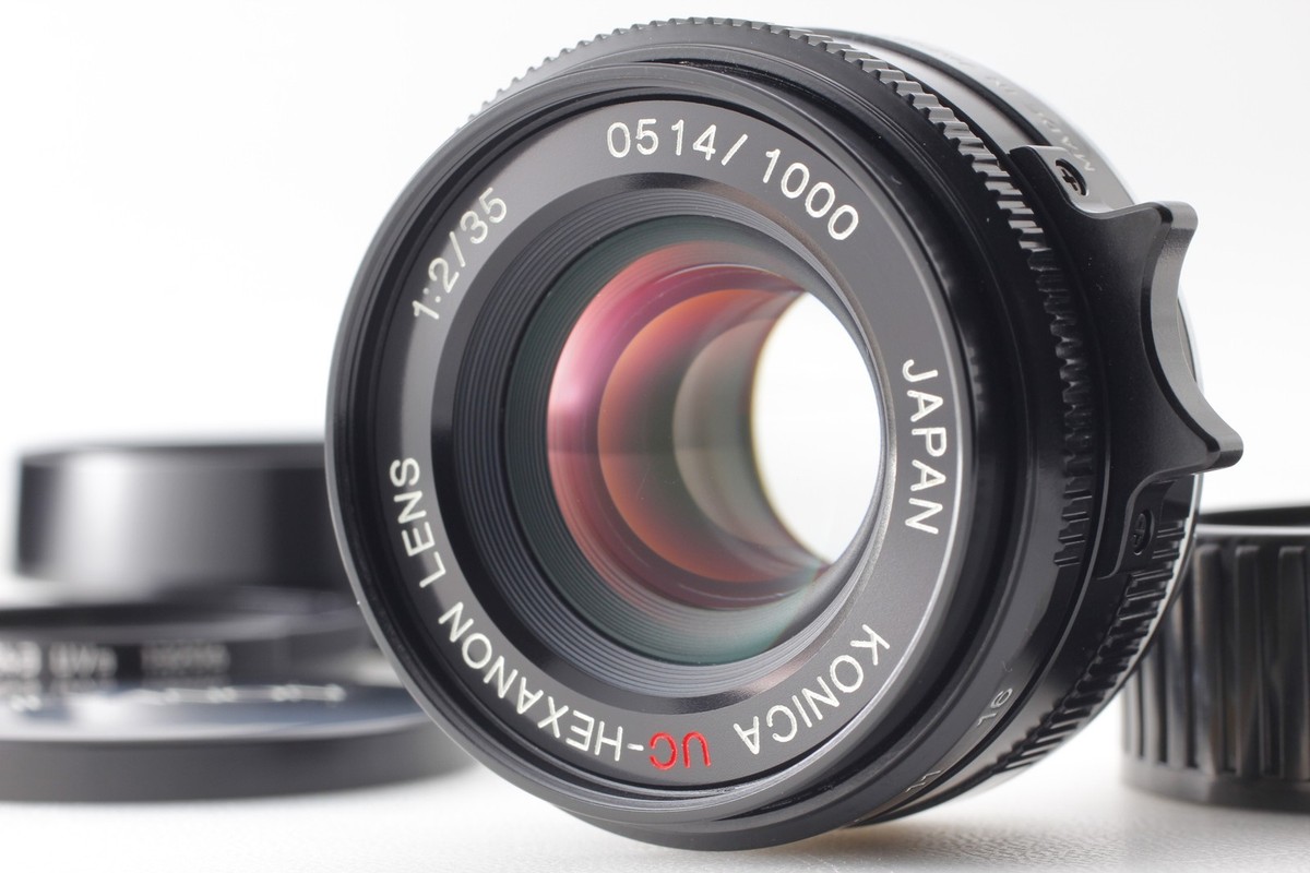 Limited 1000 [Top MINT] Konica UC Hexanon 35mm f2 MF Black Lens
