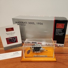 AT747 CMC 1/18 MOTEUR MINIATURE MASERATI 300S ENGINE 1956 REF M-110 TBE