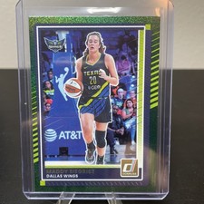 2025 Donruss WNBA - Maddy Siegrist Green Shimmer #20 Dallas Wings