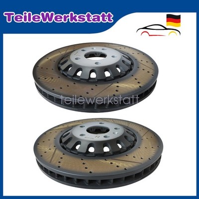 2x NEU Bremsscheibe 375x36mm 4M0615301 für Audi S4 S5 A6 A7 A8 SQ5 Q7 Q8 E-Tron
