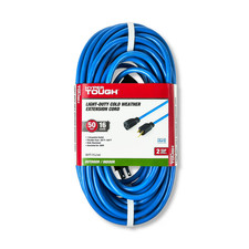 Hyper Tough 50FT Indoor/ Outdoor Extension Cord, 16 AWG, Single Outlet Light-Dut