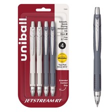 uni-ball Jetstream RT Pens - NY Times Wirecutter 1 Count Pack of 4 , Black