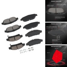 The Best Brake Pads for Trucks Cciyu D906 D995 Front Rear Ceramic Brake Pads Kits 8pcs