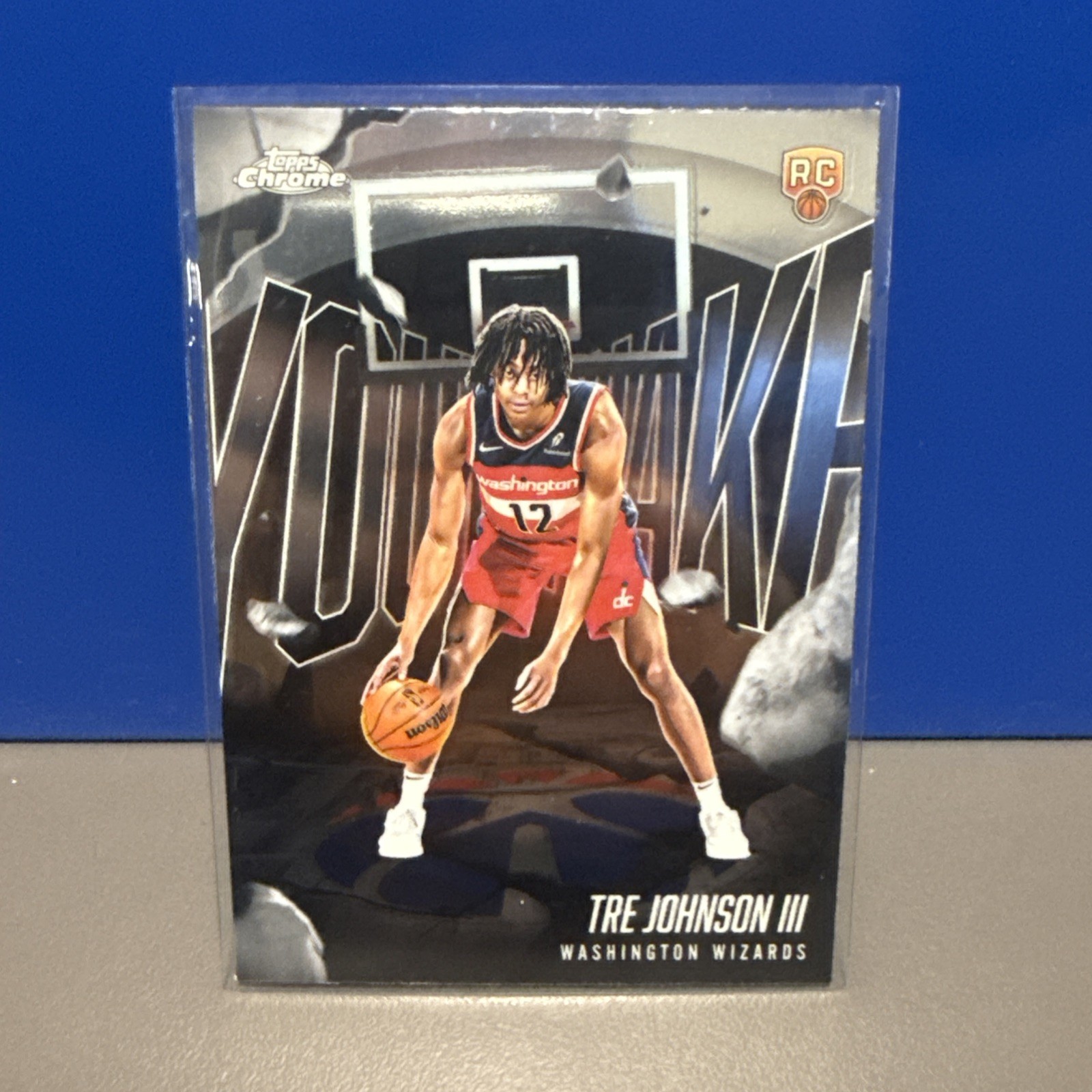 2025-26 Topps Chrome Tre Johnson Youthquake Refractor Rookie