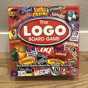 The Logo Board Game Complete Played Once Spin Master Adult Family Game Night