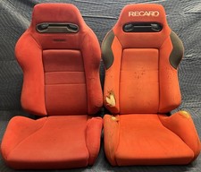 Honda Red Recaro Sr-3 Racing Bucket Seats Sold As A Set Sr3 Trial Honda Red Recaro Sr-3 Racing Bucket Seats Sold As A Set Sr3 Trial