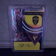 2020-21 Panini Flux Ultraviolet Larry Nance Jr. Autograph Cavaliers #UV-LNJ