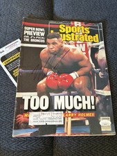 Mike Tyson Signed Sports Illustrated Magazine JSA Authentication COA Boxing