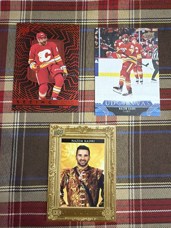 2023-24 Upper Deck Hockey Nazem Kadri 3 Card Lot