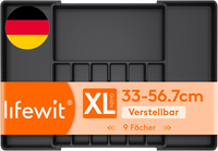 Lifewit Besteckkasten FüR Schubladen 40 50, Verstellbarer Kunststoff Organizer K
