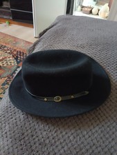 Chapeau Traveller Feutre Laine Noire - Crambes