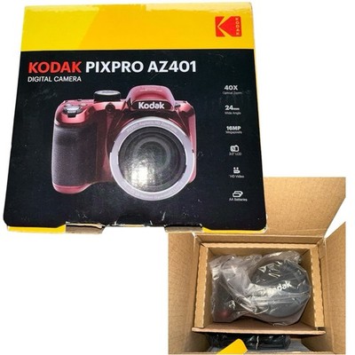 NEW KODAK PIXPRO AZ401 Bridge Digital Camera 16MP 40X Optical Zoom HD720p video