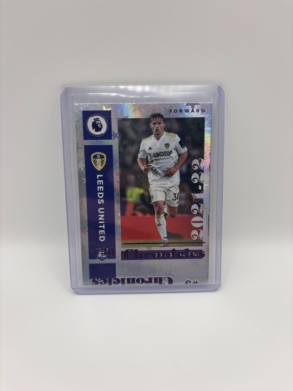 2021-22 Panini Chronicles Premier League Joe Gelhardt #11 Purple Astro Rookie RC