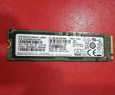 Samsung MZ-VLW1280 128GB PCIe NVMe M.2 2280 Internal SSD TRIM